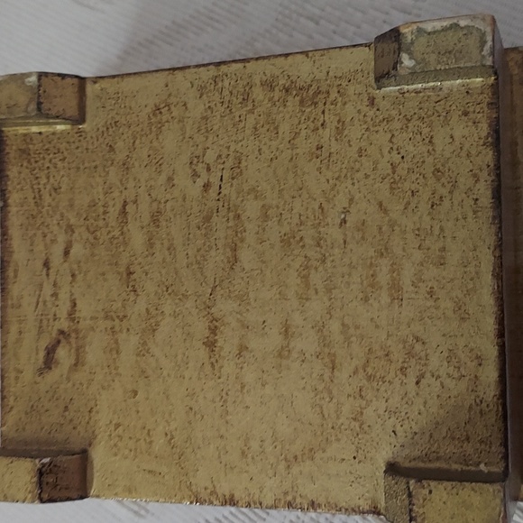 Botticelli Noble Woman Lady Vintage trinket Jewelry Wooden box - Picture 10 of 16